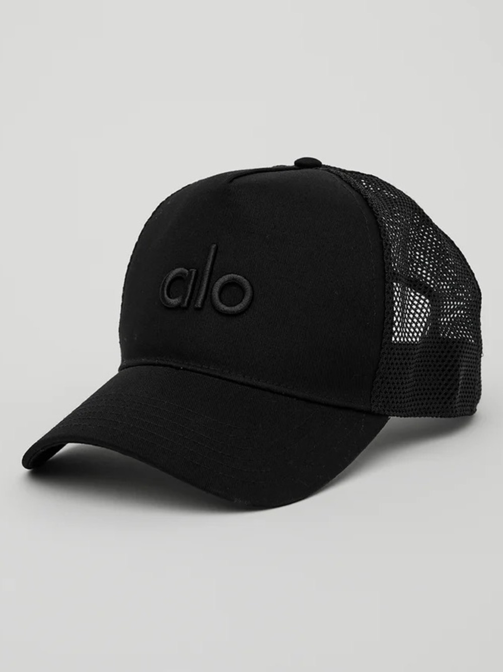Alo Yoga District Trucker Hat Black